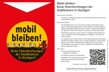 Stadtbahn-Petition